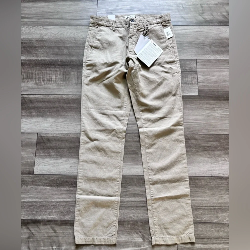 Mens No Nationality Karl Cotton Chinos Slim Fit Tapered Leg Mid Rise 30x32